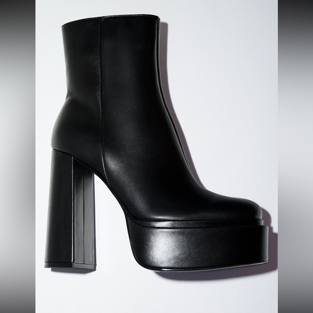 Zara Platform Ankle Boots